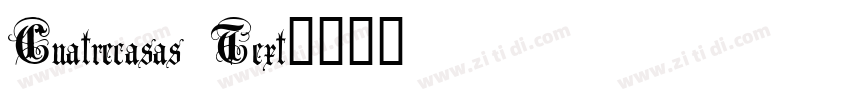Cuatrecasas Text字体转换